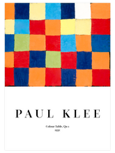 Paul Klee Colour Table Qu1 - Art Print
